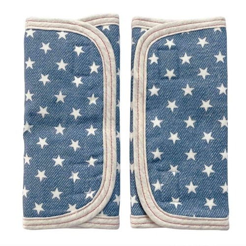 ベルトカバー ブルー 抱っこ紐 ベビーカー スター