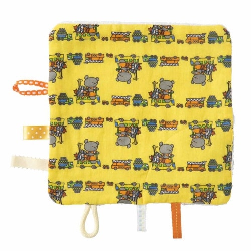 ハンカチ こぐまちゃん にぎにぎハンカチ イエロー