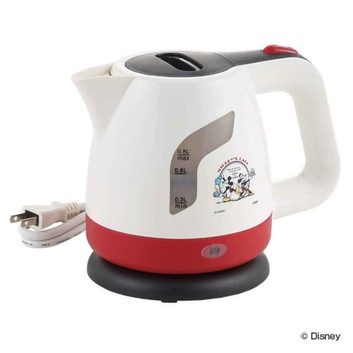 電気ケトル 0.8L ミッキー&ミニー 電気ポット
