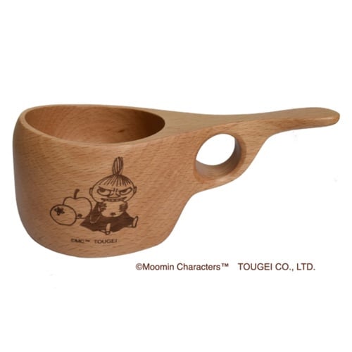 アウトドアカップ 木製 140ml リトルミイ