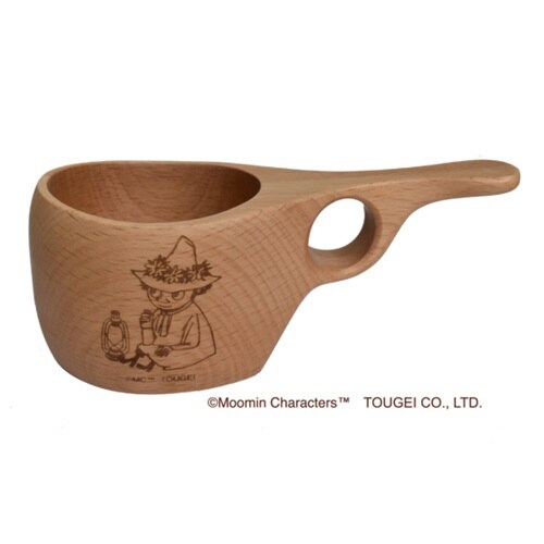 アウトドアカップ 木製 140ml スナフキン