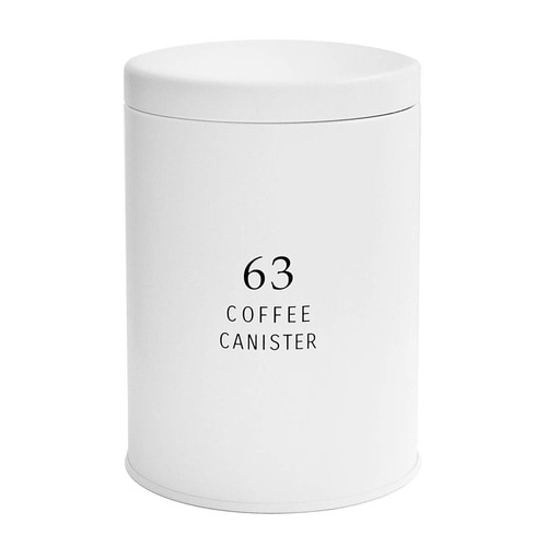 保存容器 コーヒー缶 63 ホワイト