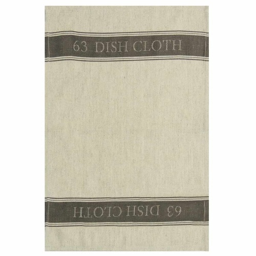 ディッシュクロス 綿 麻 63 ロクサン ブラック