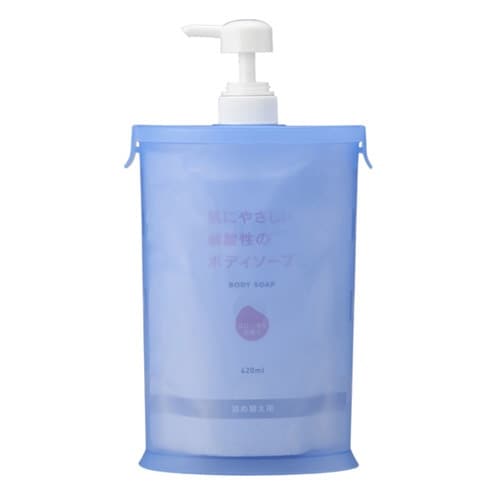 ディスペンサー 詰め替えそのまま ブルー