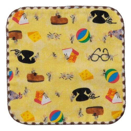 ミニタオル ガーゼハンカチ レオレオニ あそぼうよ