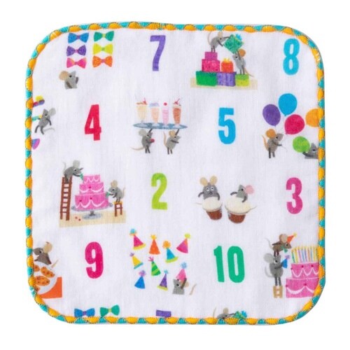 ミニタオル ガーゼハンカチ フレデリック ナンバー