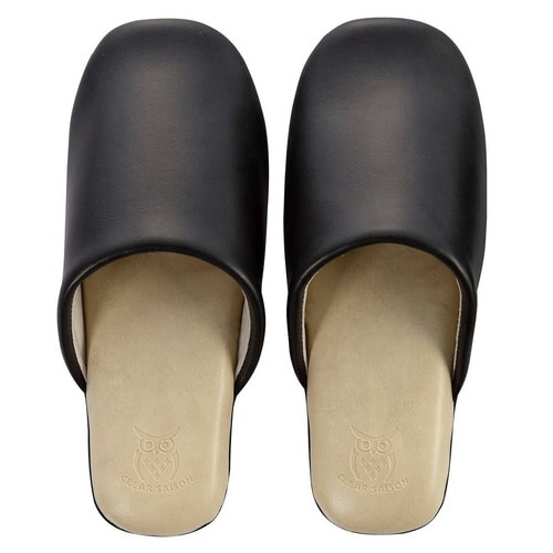 スリッパ バイカラー Mサイズ ブラック