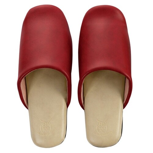 スリッパ バイカラー Lサイズ レッド