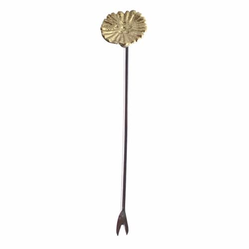 フルーツフォーク 10.5cm ピック ゴールド