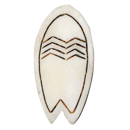 箸置き 5cm BONE ショートボード ホワイト