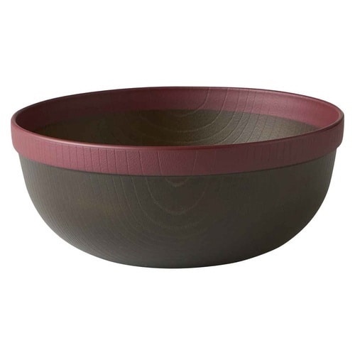 ボウル 18cm MUSUBI 山中塗 レッド