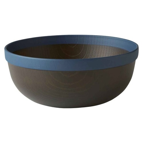 ボウル 18cm MUSUBI 山中塗 ネイビー
