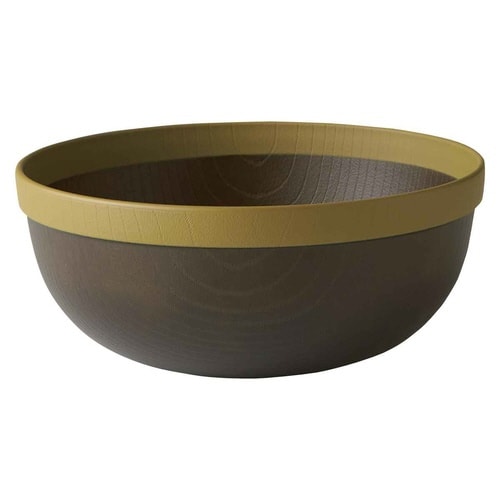 ボウル 18cm MUSUBI 山中塗 イエロー