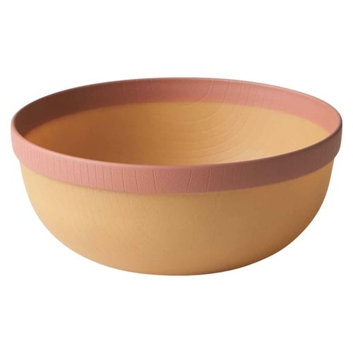 ボウル 18cm MUSUBI 山中塗 ピンク