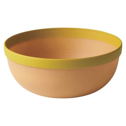 ボウル 18cm MUSUBI 山中塗 イエロー