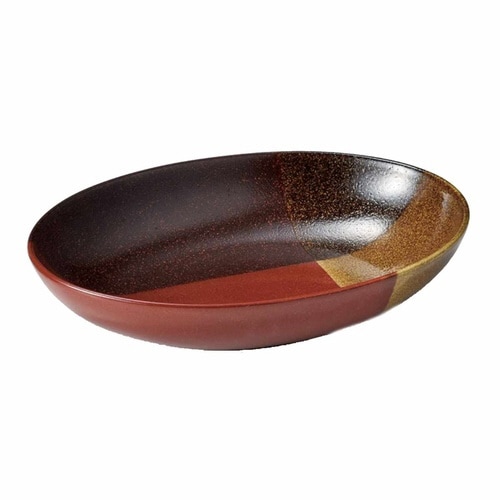 ボウル 26cm トーンオントーン 陶器 レッド