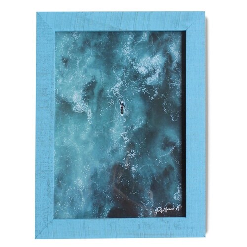 フォトフレーム ポプラウッド A3 ライトブルー