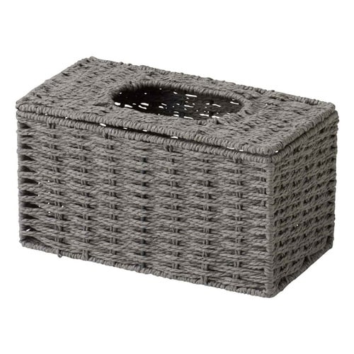 ティッシュケース マスク&ティッシュケース グレー