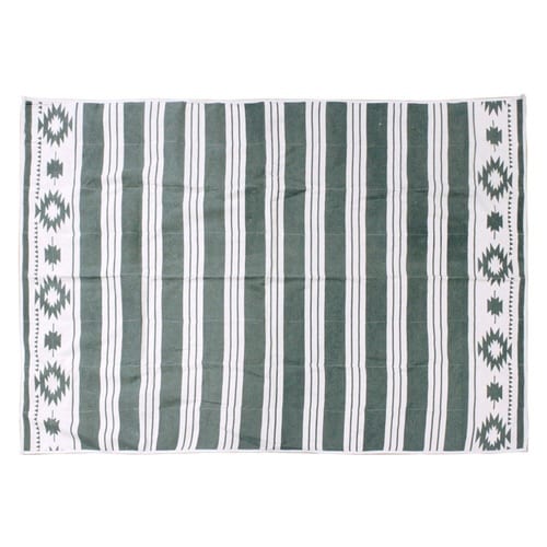 ピクニックシート ボーダー カーキ