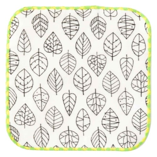 ミニタオル ガーゼミニハンカチ ブラック