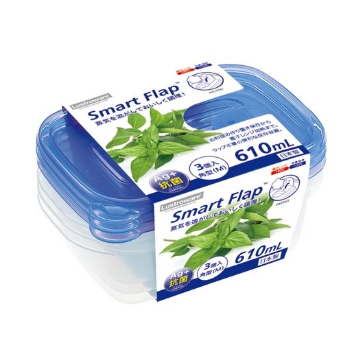 保存容器 610ml スマートフラップ BA 角型