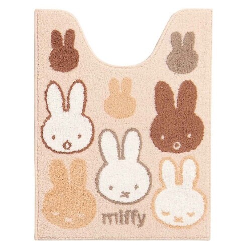 トイレマット ロング ミッフィー ベージュ