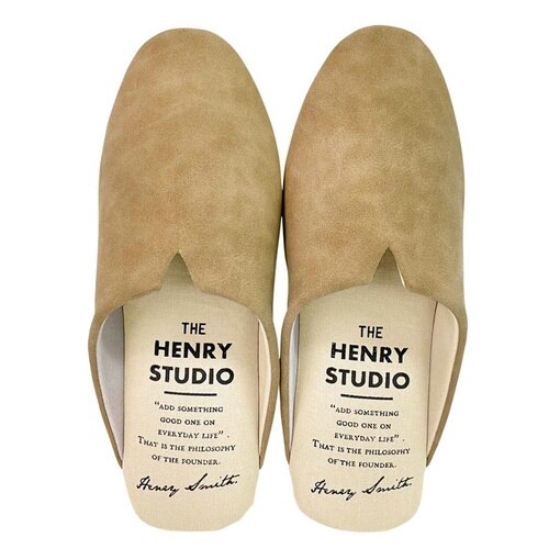 スリッパ Piede ライトブラウン(M)