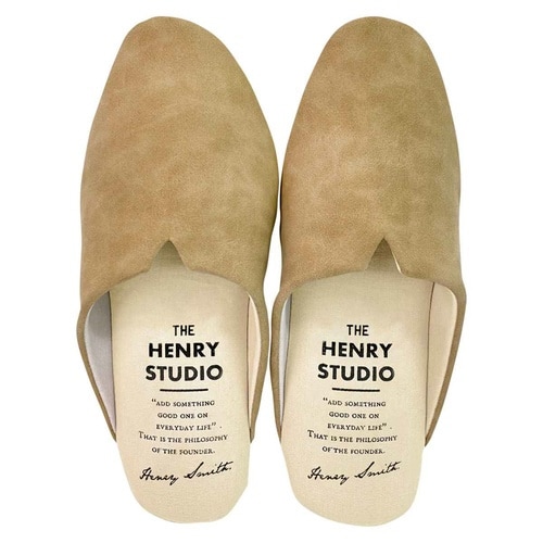 スリッパ Piede ライトブラウン(L)