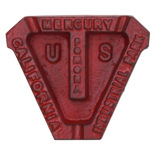 卓上灰皿 トライアングル レッド