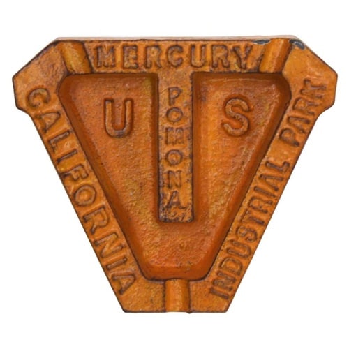 卓上灰皿 トライアングル イエロー