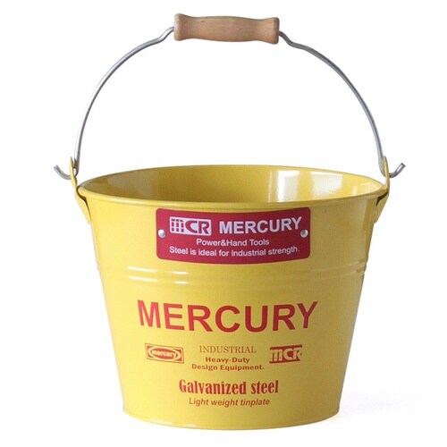 バケツ ブリキ スモール 5L イエロー