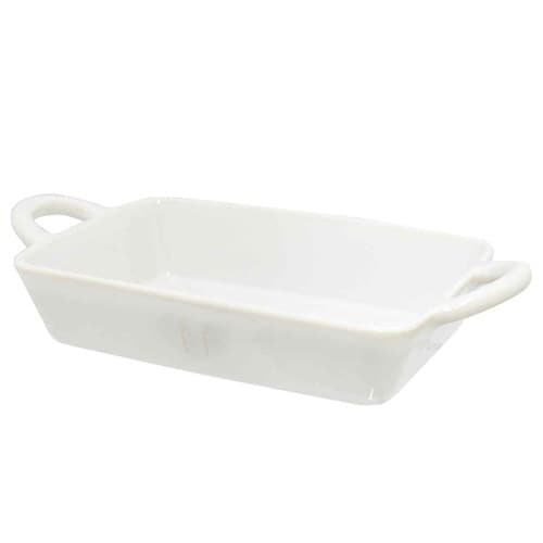 グラタン皿 レクタングル 24.5cm ホワイト