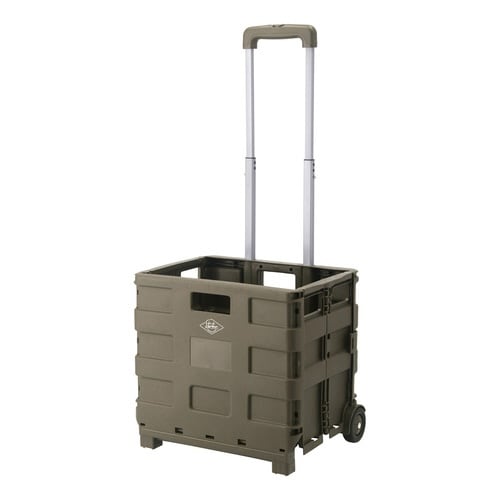 キャリーカート 折りたたみ カーキ