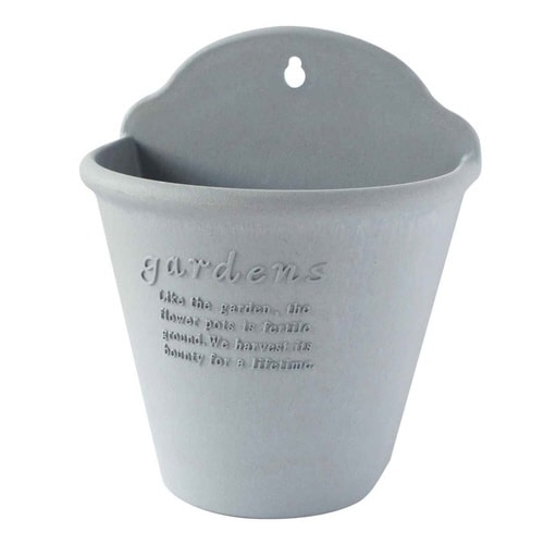 植木鉢 ハンギングエコポット 210 グレー