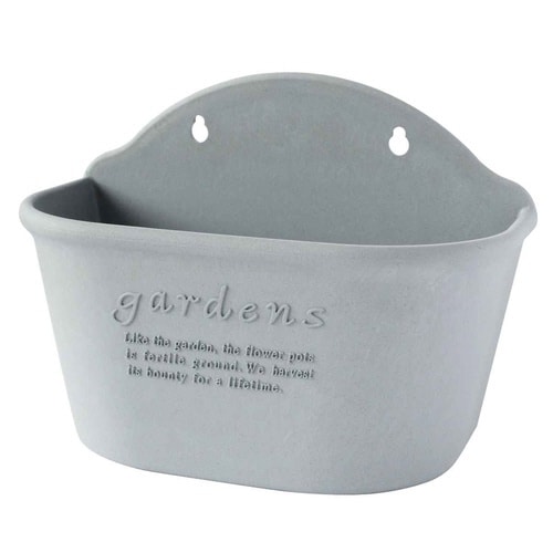植木鉢 ハンギングエコポット 300 グレー