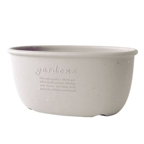 プランター エコプランターオーバル ホワイト