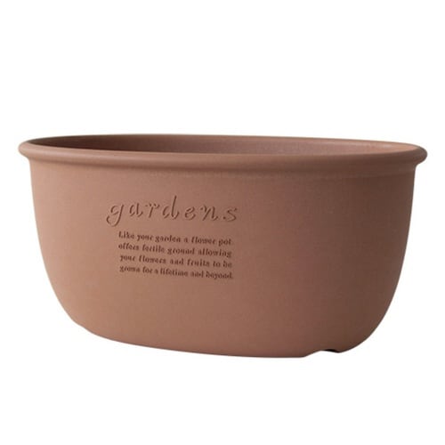 プランター エコプランターオーバル 素焼き
