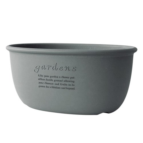 プランター エコプランターオーバル グレー