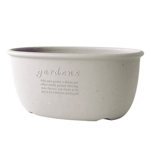 プランター エコプランターオーバル ホワイト