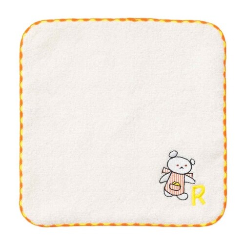 ハンドタオル こぐまちゃん イニシャル R