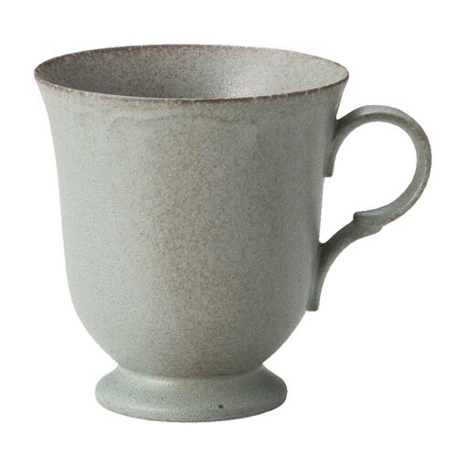 マグカップ 300ml 梨花 磁器 グレー