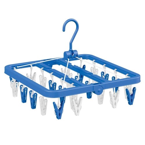 洗濯ハンガー ネオスール 小物干しハンガー ブルー