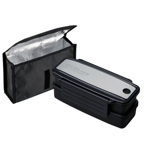 弁当箱 2段 860ml シルバー