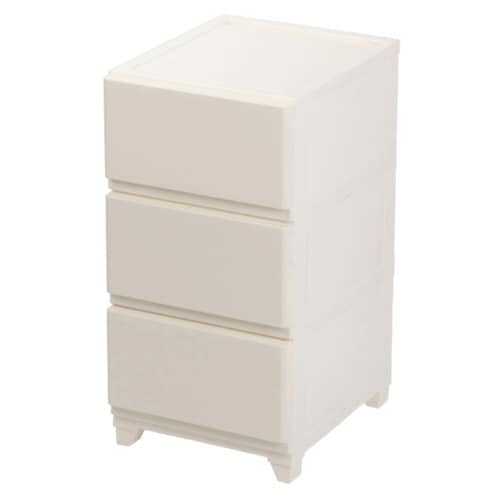 チェスト 壁付 デコニーシーヴォ 3段 ホワイト