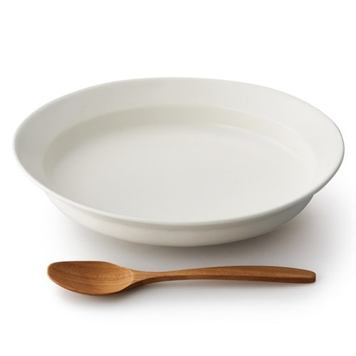 ボウル 24cm オーバルボウル ホワイト