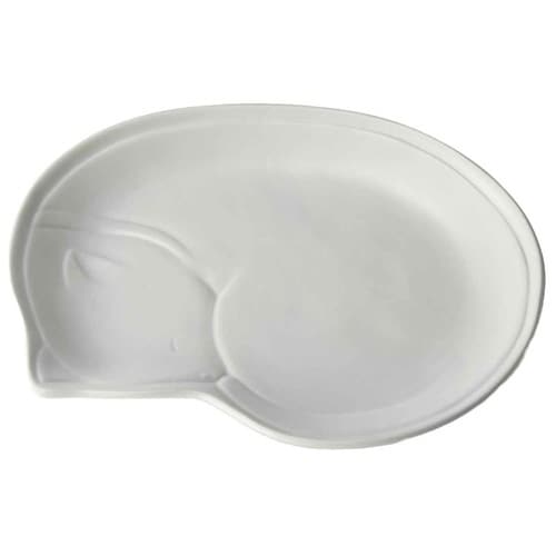 プレート 28cm ガット 陶器 瀬戸焼 グレー