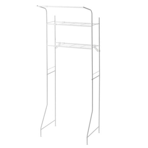 ランドリーラック ハンガーバー付き マットホワイト