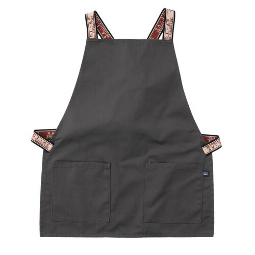 エプロン ちょいエプ2 無地 チャコール