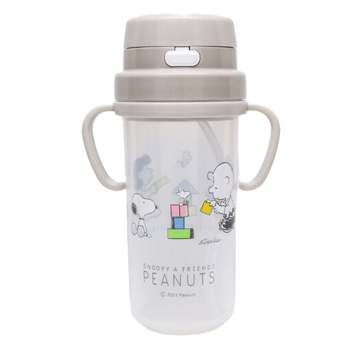 水筒 ベビー スヌーピー 370ml 持ち手