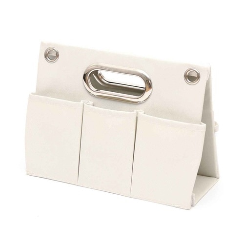 卓上収納 壁掛け収納 アイボリー